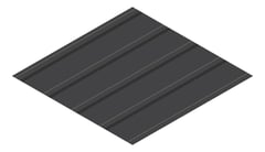 3D Presentation Image of Metal SheetCladding Fielders KingKlip700 NSW VIC MonumentMatt