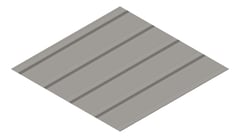 3D Presentation Image of Metal SheetCladding Fielders KingKlip700 NSW VIC Wallaby