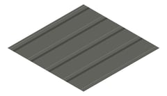 3D Presentation Image of Metal SheetCladding Fielders KingKlip700 NSW VIC WoodlandGrey