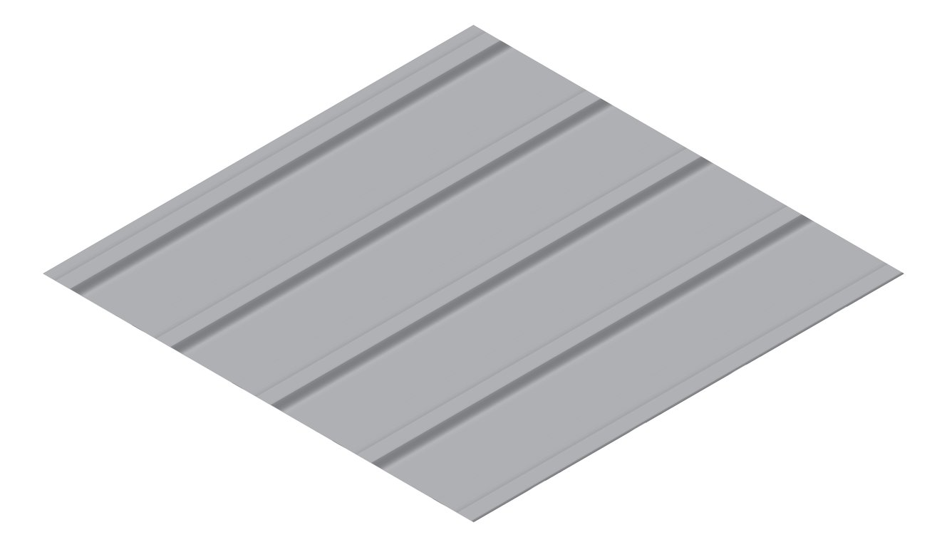 3D Presentation Image of Metal SheetCladding Fielders KingKlip700 SA Astro