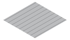 3D Presentation Image of Metal SheetCladding Fielders KingKlip700 SA Bluegum