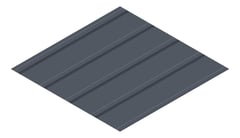 3D Presentation Image of Metal SheetCladding Fielders KingKlip700 SA Ironstone