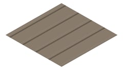 3D Presentation Image of Metal SheetCladding Fielders KingKlip700 SA Jasper