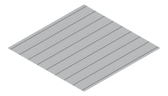 3D Presentation Image of Metal SheetCladding Fielders KingKlip700 WA BluegumMatt