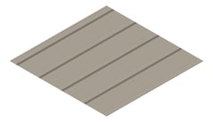 3D Presentation Image of Metal SheetCladding Fielders KingKlip700 WA Gully