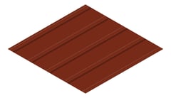 3D Presentation Image of Metal SheetCladding Fielders KingKlip700 WA ManorRed