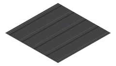 3D Presentation Image of Metal SheetCladding Fielders KingKlip700 WA MonumentMatt