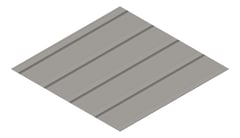 3D Presentation Image of Metal SheetCladding Fielders KingKlip700 WA Wallaby