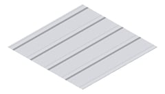 3D Presentation Image of Metal SheetCladding Fielders KingKlip700 WA ZincalumeSteel