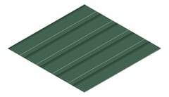 3D Presentation Image of Metal SheetCladding Fielders LoRib NSW VIC CottageGreen