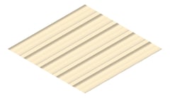 3D Presentation Image of Metal SheetCladding Fielders LoRib NSW VIC Paperbark