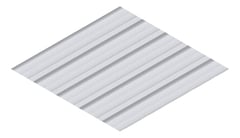 3D Presentation Image of Metal SheetCladding Fielders LoRib NSW VIC ZincalumeSteel