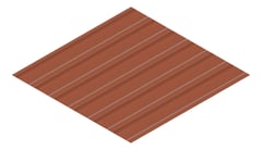 3D Presentation Image of Metal SheetCladding Fielders LoRib SA Aries