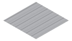 3D Presentation Image of Metal SheetCladding Fielders LoRib SA Astro