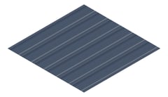 3D Presentation Image of Metal SheetCladding Fielders LoRib SA DeepOcean