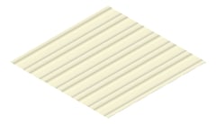 3D Presentation Image of Metal SheetCladding Fielders LoRib SA EveningHaze