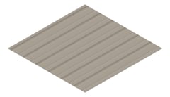 3D Presentation Image of Metal SheetCladding Fielders LoRib SA Gully