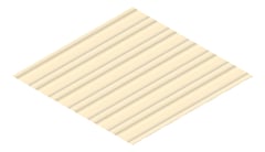 3D Presentation Image of Metal SheetCladding Fielders LoRib SA Paperbark