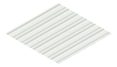 3D Presentation Image of Metal SheetCladding Fielders LoRib SA ShaleGreyMatt