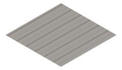 3D Presentation Image of Metal SheetCladding Fielders LoRib SA Wallaby