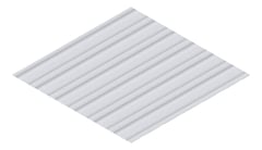 3D Presentation Image of Metal SheetCladding Fielders LoRib SA ZincalumeSteel