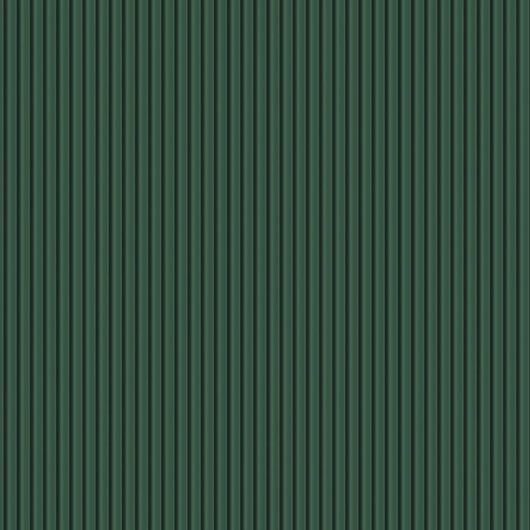 Image of Metal SheetCladding Fielders MiniFlute CottageGreen