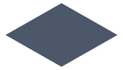 3D Presentation Image of Metal SheetCladding Fielders MiniFlute DeepOcean