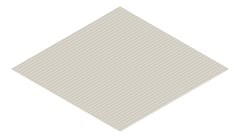 3D Presentation Image of Metal SheetCladding Fielders MiniFlute Dune