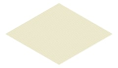 3D Presentation Image of Metal SheetCladding Fielders MiniFlute EveningHaze