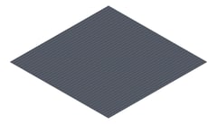 3D Presentation Image of Metal SheetCladding Fielders MiniFlute Ironstone