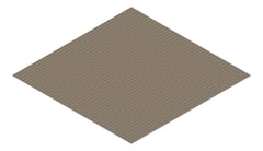 3D Presentation Image of Metal SheetCladding Fielders MiniFlute Jasper