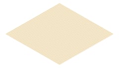 3D Presentation Image of Metal SheetCladding Fielders MiniFlute Paperbark