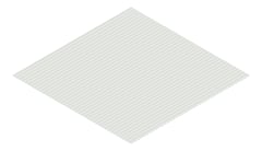 3D Presentation Image of Metal SheetCladding Fielders MiniFlute ShaleGreyMatt