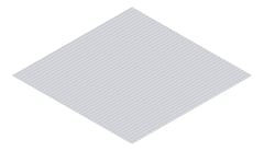 3D Presentation Image of Metal SheetCladding Fielders MiniFlute ZincalumeSteel