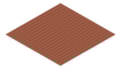 3D Presentation Image of Metal SheetCladding Fielders PanelForm Aries