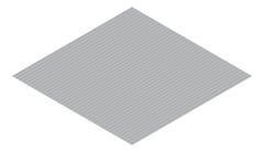 3D Presentation Image of Metal SheetCladding Fielders PanelForm BluegumMatt