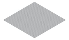 3D Presentation Image of Metal SheetCladding Fielders PanelForm Bluegum