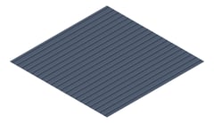 3D Presentation Image of Metal SheetCladding Fielders PanelForm DeepOcean