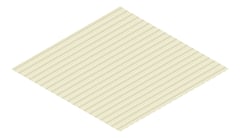 3D Presentation Image of Metal SheetCladding Fielders PanelForm EveningHaze