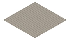 3D Presentation Image of Metal SheetCladding Fielders PanelForm Gully