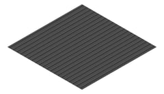 3D Presentation Image of Metal SheetCladding Fielders PanelForm MonumentMatt