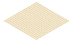 3D Presentation Image of Metal SheetCladding Fielders PanelForm Paperbark