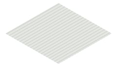 3D Presentation Image of Metal SheetCladding Fielders PanelForm ShaleGreyMatt