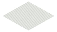 3D Presentation Image of Metal SheetCladding Fielders PanelForm ShaleGrey