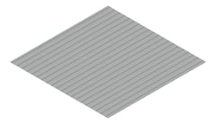 3D Presentation Image of Metal SheetCladding Fielders PanelForm Windspray