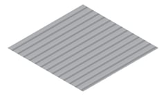 3D Presentation Image of Metal SheetCladding Fielders SRib Astro