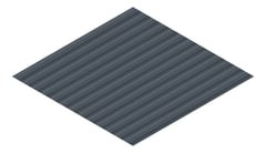 3D Presentation Image of Metal SheetCladding Fielders SRib Celestian