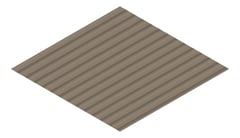 3D Presentation Image of Metal SheetCladding Fielders SRib Jasper