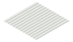 3D Presentation Image of Metal SheetCladding Fielders SRib ShaleGrey