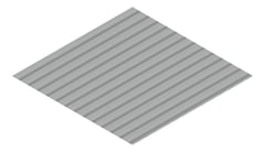 3D Presentation Image of Metal SheetCladding Fielders SRib Windspray